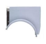 Peterbilt 389 Long 131.6 BBC Aluminum Hood (2007 & Newer) With Stainless Grille Assembly & Fiberglass Fenders - Image 3