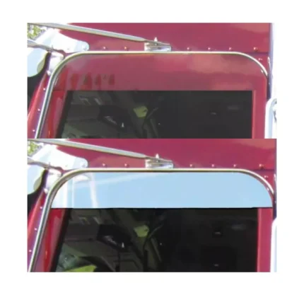 Peterbilt 379, 386, 388 And 389 5 Inch Cab Mounted Mirror Window Chop Top