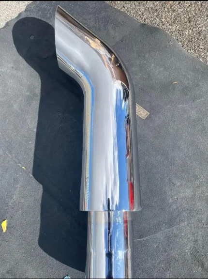 AK 7"x5"x24 Dynaflex chrome tip new in box 389 , KW short stack