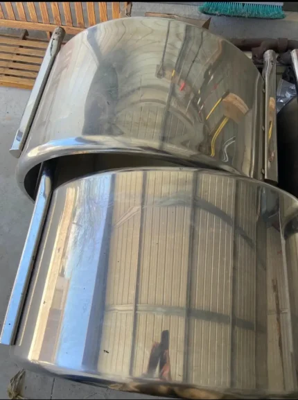 Single hump stainless semi fenders