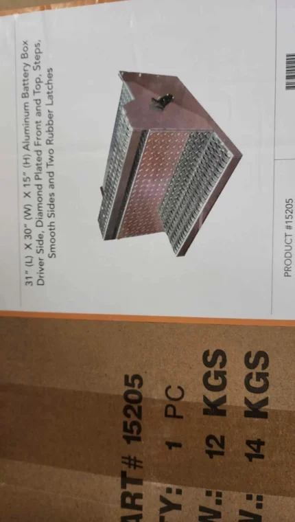 PETERBILT BATTERY/ STEP BOXES